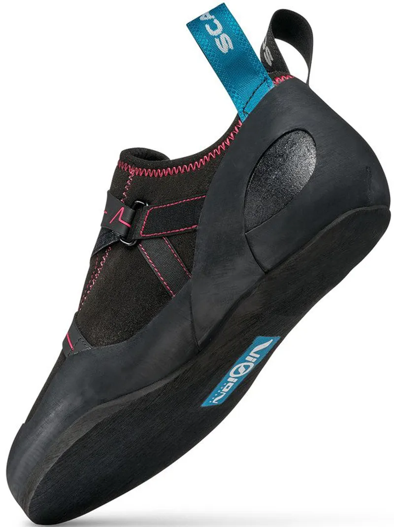 Scarpa Womens Velocity Climbing Shoes - Black-Raspberry-4